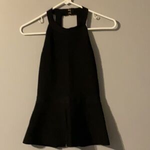 Bebe Size XS Black Halter Top